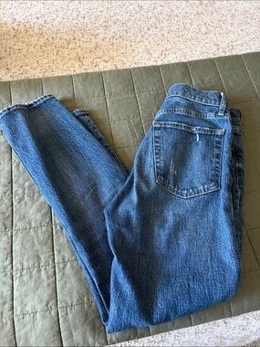 GAP Dark Blue Straight-Leg Women's Jeans